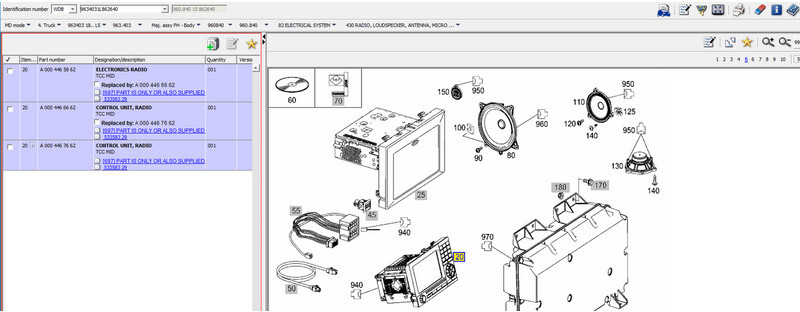 Приборная панель для Грузовиков Mercedes-Benz Radio Navigation system: фото 6