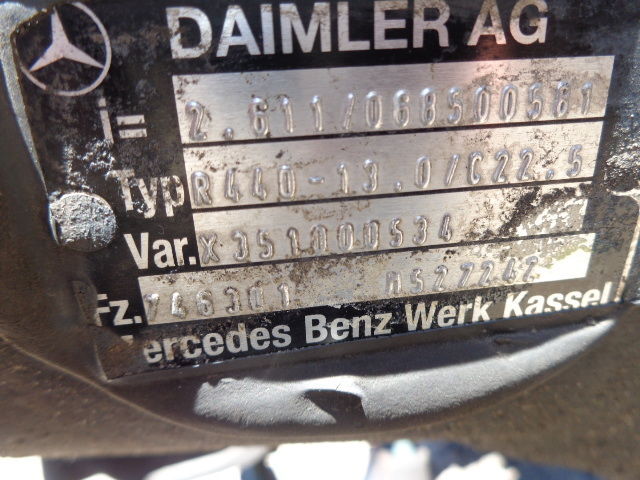 Mercedes-Benz differential R440 13A/22.5 - Подвеска для Грузовиков: фото 3 Mercedes-Benz differential R440 13A/22.5 - Подвеска для Грузовиков: фото 3