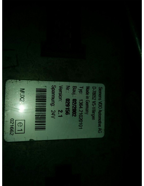 Neoplan MUX2-B - Блок управления: фото 4 Neoplan MUX2-B - Блок управления: фото 4