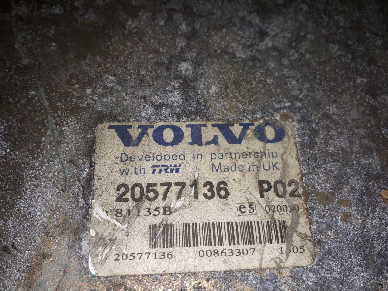 Volvo 20995091 P02. 20577136 P02 20582962 P05. 600581 Volvo - Блок управления для Автобусов: фото 2 Volvo 20995091 P02. 20577136 P02 20582962 P05. 600581 Volvo - Блок управления для Автобусов: фото 2