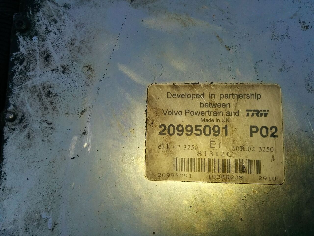 Volvo 20995091 P02. 20577136 P02 20582962 P05. 600581 Volvo - Блок управления для Автобусов: фото 1 Volvo 20995091 P02. 20577136 P02 20582962 P05. 600581 Volvo - Блок управления для Автобусов: фото 1