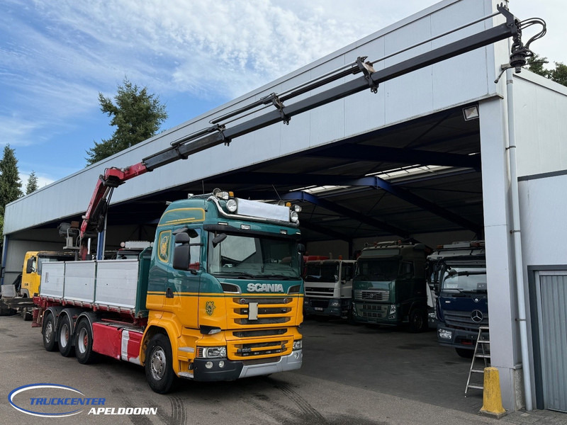 Scania R580 V8 8x4 Reduction axles, HMF 2620 K5 - Самосвал, Автоманипулятор: фото 1 Scania R580 V8 8x4 Reduction axles, HMF 2620 K5 - Самосвал, Автоманипулятор: фото 1