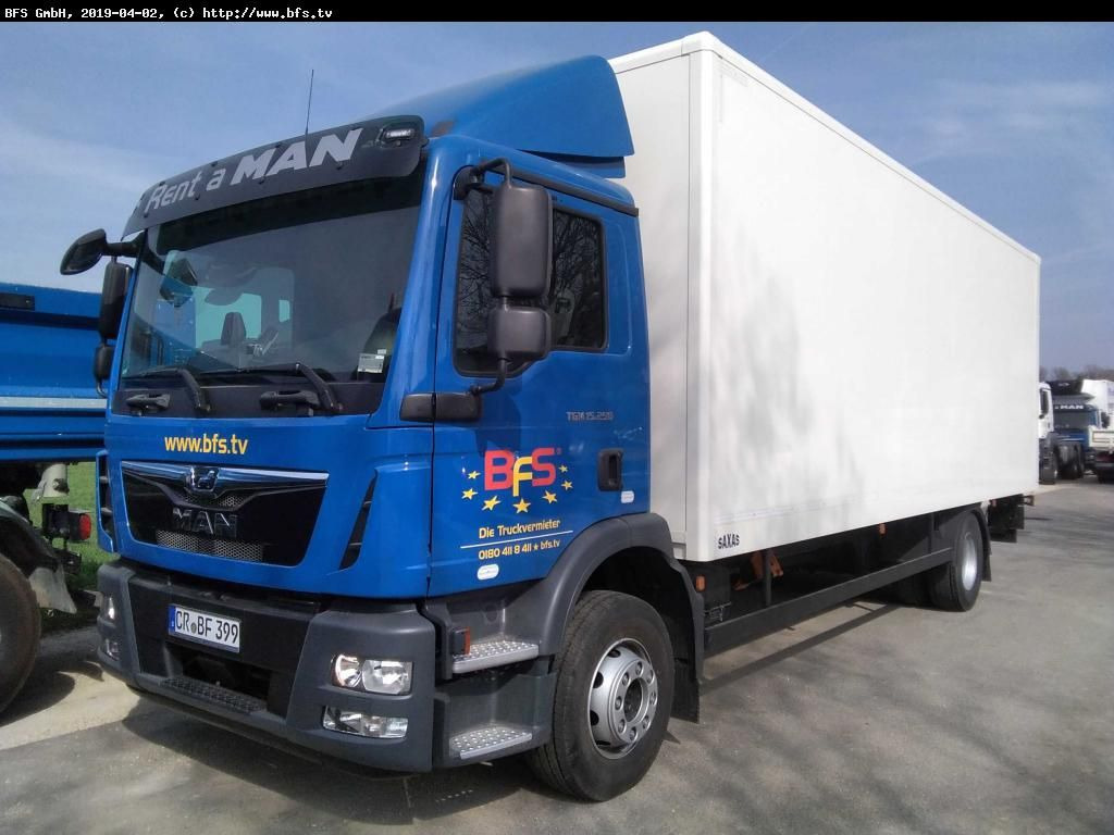 MAN TGM 15.250 4x2 BL Koffer LBW - Грузовик с закрытым кузовом: фото 1 MAN TGM 15.250 4x2 BL Koffer LBW - Грузовик с закрытым кузовом: фото 1