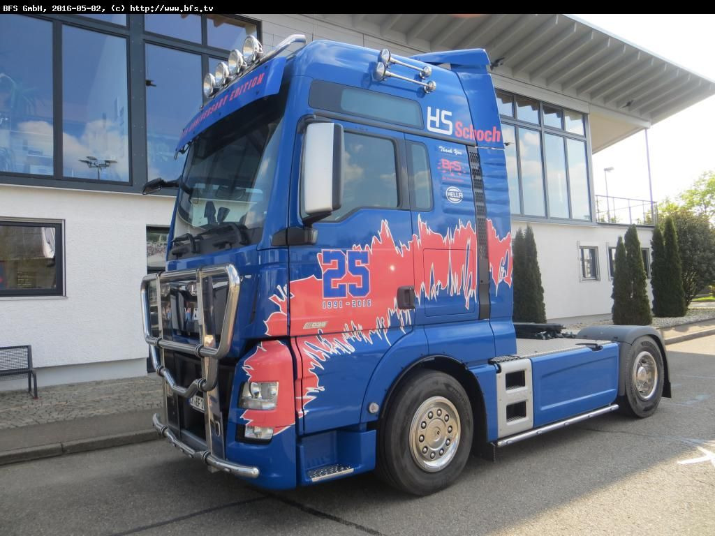 MAN TGX 18.560 4x2 BLS Euro 6 HS Schoch Edition 2016 - Тягач: фото 1 MAN TGX 18.560 4x2 BLS Euro 6 HS Schoch Edition 2016 - Тягач: фото 1