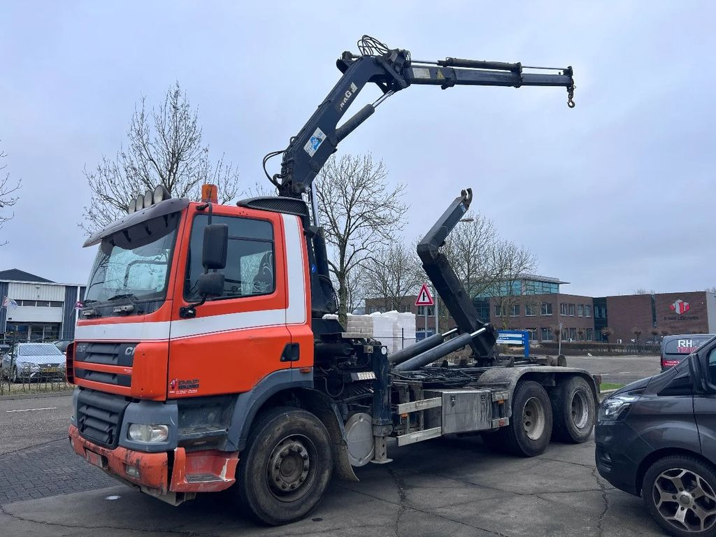 DAF CF 85.380 6X2 + MKG 141 A2 CRANE + 20 TON HOOKLI - Крюковой мультилифт, Автоманипулятор: фото 1 DAF CF 85.380 6X2 + MKG 141 A2 CRANE + 20 TON HOOKLI - Крюковой мультилифт, Автоманипулятор: фото 1