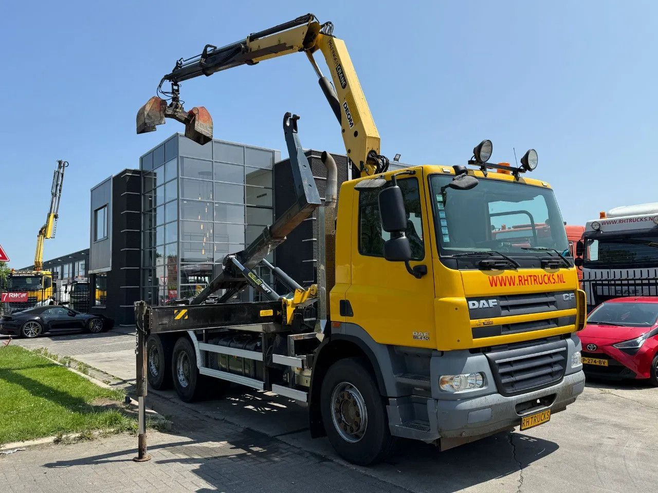 DAF CF 85.410 6X4 - EURO 5 + PALFINGER PK15500 + REM - Крюковой мультилифт, Автоманипулятор: фото 1 DAF CF 85.410 6X4 - EURO 5 + PALFINGER PK15500 + REM - Крюковой мультилифт, Автоманипулятор: фото 1
