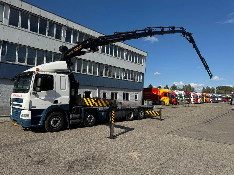 DAF CF 85.410 8X2 EURO 5 PALFINGER PK60002 + FLY JIB + REMOTE + TWISTLOCKS - Грузовик бортовой/ Платформа, Автоманипулятор: фото 4 DAF CF 85.410 8X2 EURO 5 PALFINGER PK60002 + FLY JIB + REMOTE + TWISTLOCKS - Грузовик бортовой/ Платформа, Автоманипулятор: фото 4