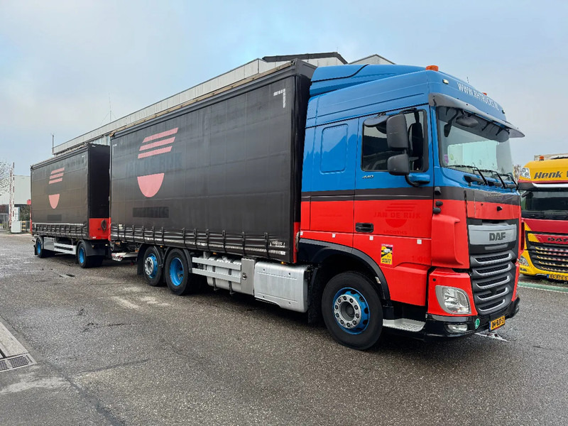 DAF XF 440 6X2 EURO 6 + HERTOGHS HANGER 2X BPW AXLE DHOLLANDIA 3000 KG - Тентованный грузовик: фото 3 DAF XF 440 6X2 EURO 6 + HERTOGHS HANGER 2X BPW AXLE DHOLLANDIA 3000 KG - Тентованный грузовик: фото 3