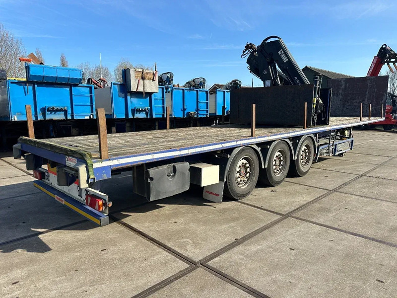 Полуприцеп бортовой/ Платформа Fruehauf MET HIAB 122E-3 REMOTE CONTROLE, 2014: фото 6