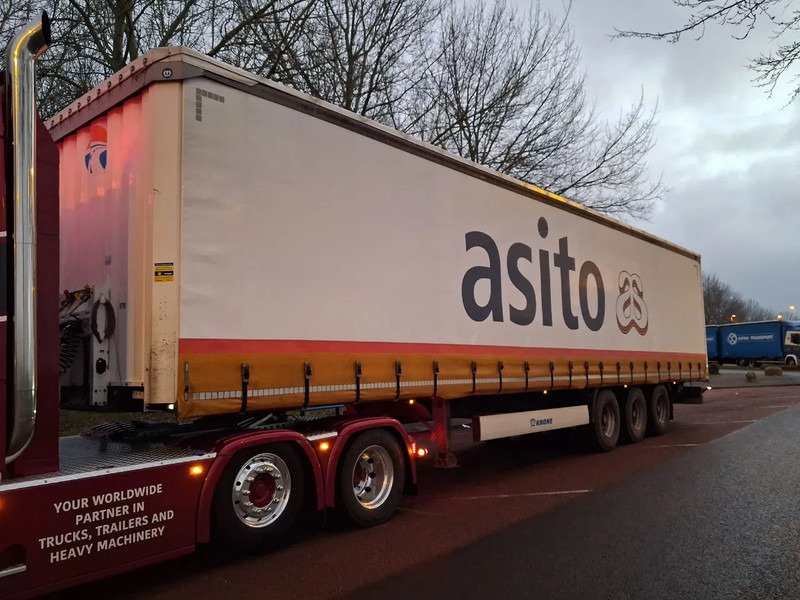 Krone SD - 3 AXLE + ALU BORDEN + SLIDING ROOF - Тентованный полуприцеп: фото 1 Krone SD - 3 AXLE + ALU BORDEN + SLIDING ROOF - Тентованный полуприцеп: фото 1