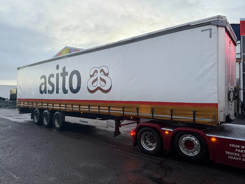 Krone WITH ALUMINIUM SIDEBOARDS, BPW AXLES, SLIDING ROOF - Тентованный полуприцеп: фото 5 Krone WITH ALUMINIUM SIDEBOARDS, BPW AXLES, SLIDING ROOF - Тентованный полуприцеп: фото 5