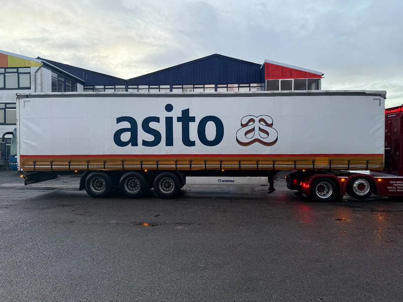 Krone WITH ALUMINIUM SIDEBOARDS, BPW AXLES, SLIDING ROOF - Тентованный полуприцеп: фото 2 Krone WITH ALUMINIUM SIDEBOARDS, BPW AXLES, SLIDING ROOF - Тентованный полуприцеп: фото 2