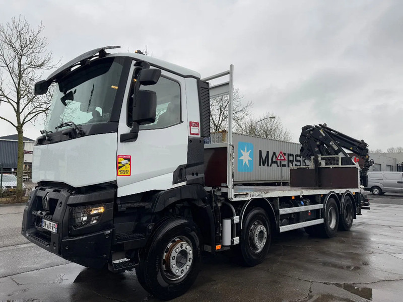 Автоманипулятор Renault C430 8X4 - EURO 6 + HIAB 288 E-5 + JIB 70X-4 + REMOTE + FULL STEEL SUSP. TÜV TILL 12-2025: фото 20
