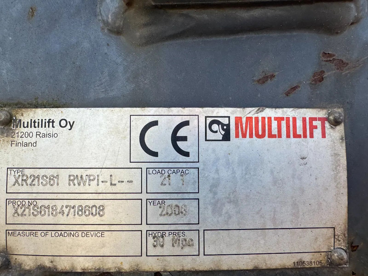 Крюковой мультилифт Scania R400 6X2 - EURO 5 + MULTILIFT HOOK + LIFTING AXL: фото 8