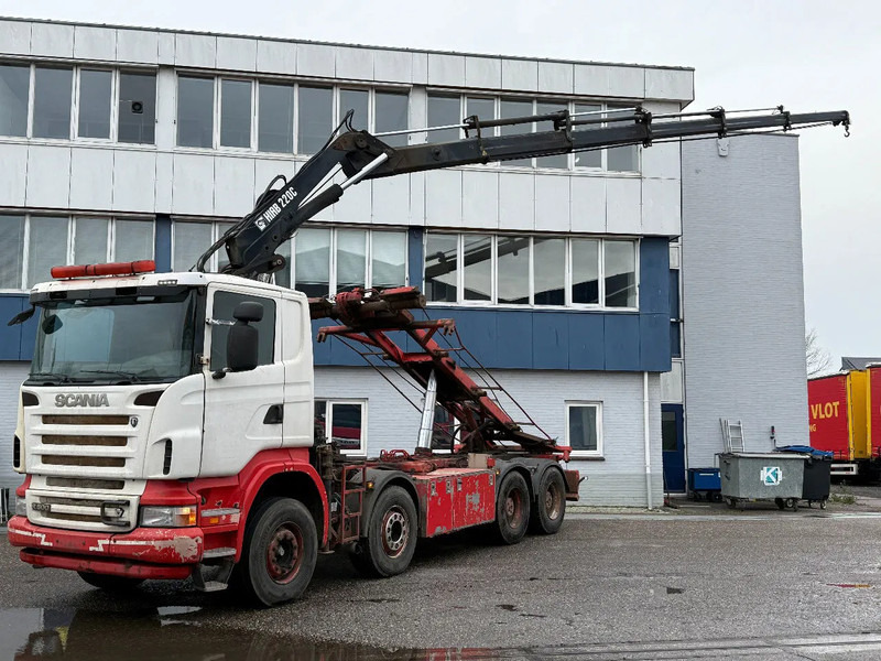 Scania R500 V8 8X4 + HIAB 220-5 + REMOTE + CABLELIFT - FULL STEEL SUSP. MANUAL GEAR. BIG AXLES - Автоманипулятор: фото 2 Scania R500 V8 8X4 + HIAB 220-5 + REMOTE + CABLELIFT - FULL STEEL SUSP. MANUAL GEAR. BIG AXLES - Автоманипулятор: фото 2