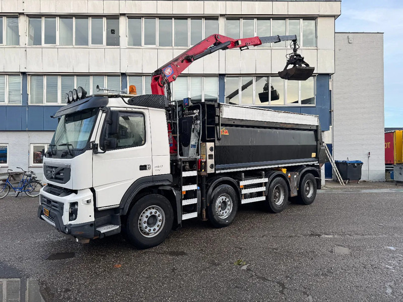 Volvo FMX 420 8X4 HMF 1643Z2 + REMOTE CONTROL + HYVA KIPPER - Самосвал, Автоманипулятор: фото 5 Volvo FMX 420 8X4 HMF 1643Z2 + REMOTE CONTROL + HYVA KIPPER - Самосвал, Автоманипулятор: фото 5