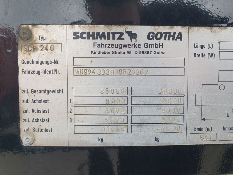 Полуприцеп-контейнеровоз/ Сменный кузов Schmitz Cargobull 45-40-2x20FT: фото 12