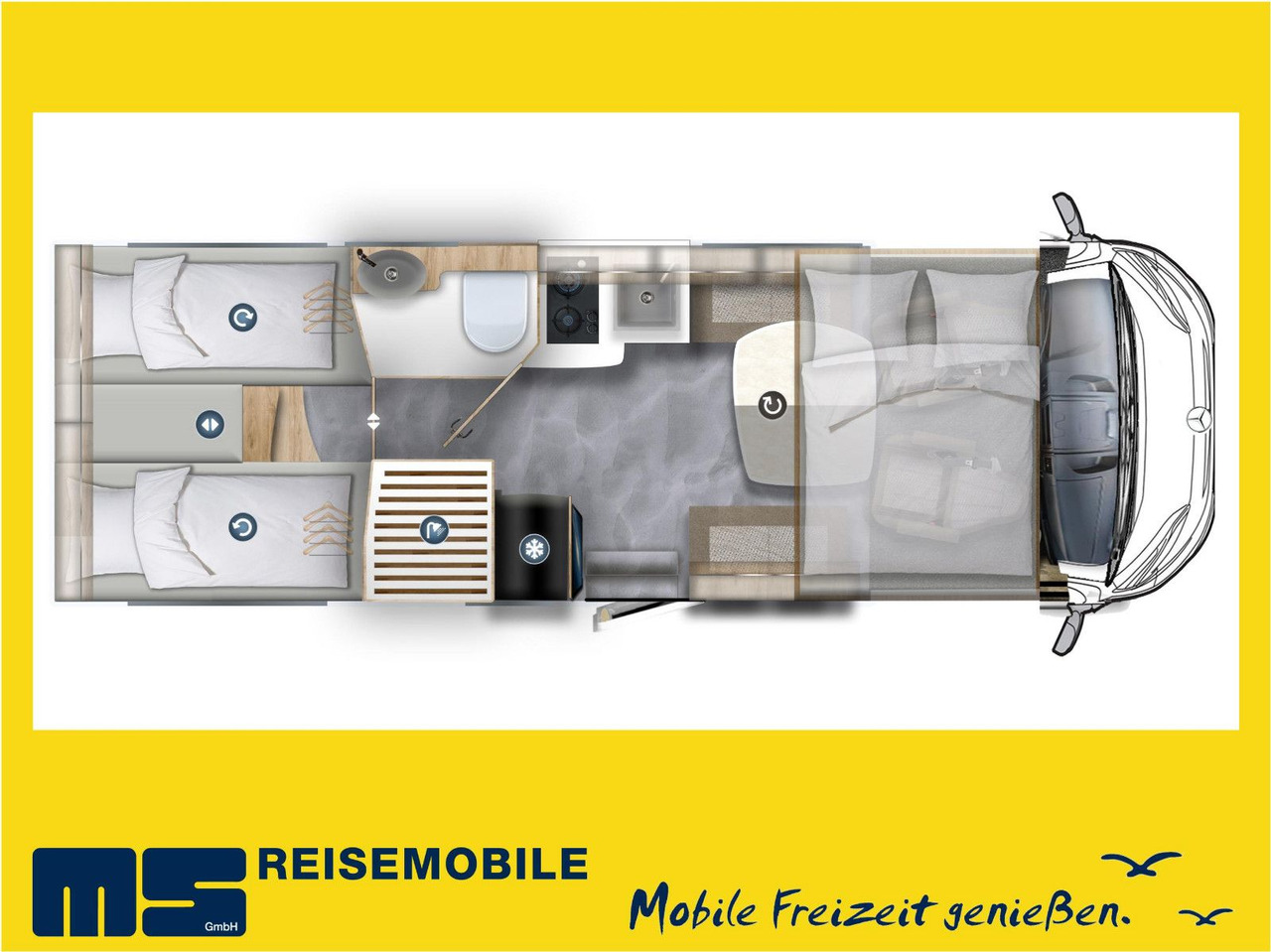 Eura Mobil INTEGRA LINE GT 726 EF / MB 170PS-9G / MOD.2025 - Интегрированный автодом: фото 2 Eura Mobil INTEGRA LINE GT 726 EF / MB 170PS-9G / MOD.2025 - Интегрированный автодом: фото 2