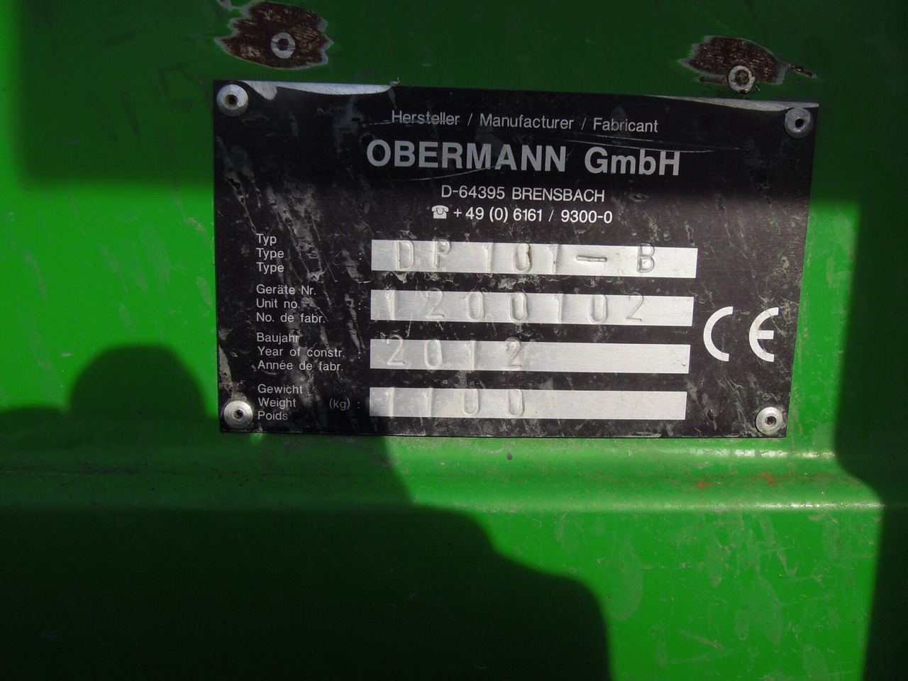 Obermann DP 101 B - Насос для воды: фото 4 Obermann DP 101 B - Насос для воды: фото 4
