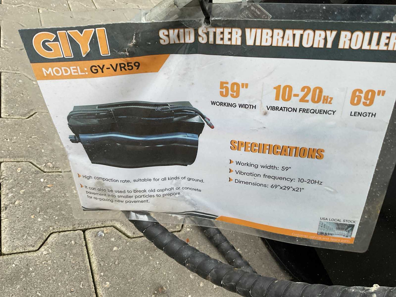 2025 GIYI VR59 SKID STEER LOADER - Гусеничный мини-погрузчик: фото 3 2025 GIYI VR59 SKID STEER LOADER - Гусеничный мини-погрузчик: фото 3