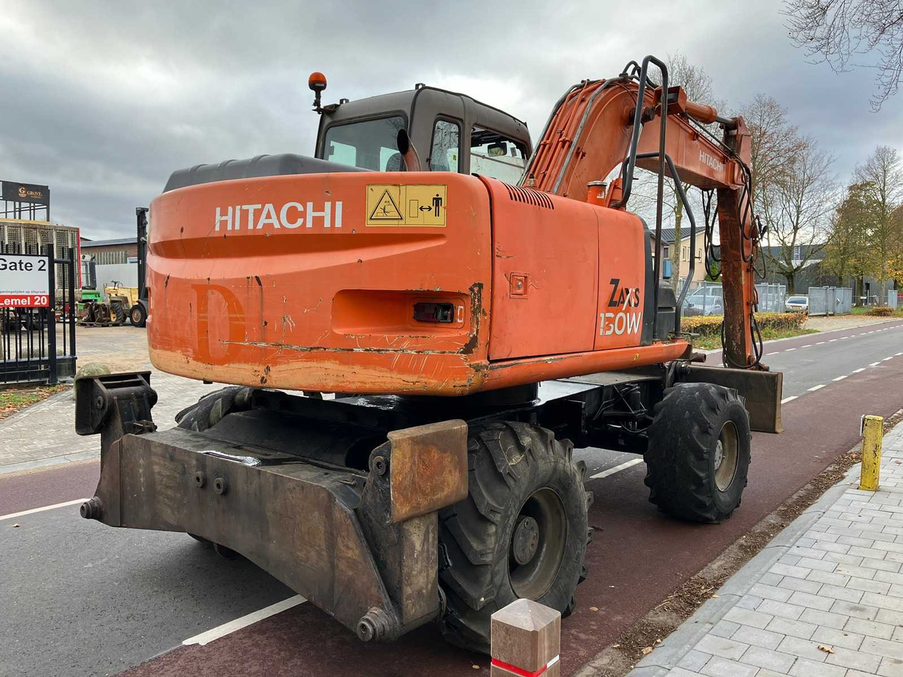 HITACHI - 2008 - ZX130W - WHEELED EXCAVATOR - Колёсный экскаватор: фото 5 HITACHI - 2008 - ZX130W - WHEELED EXCAVATOR - Колёсный экскаватор: фото 5
