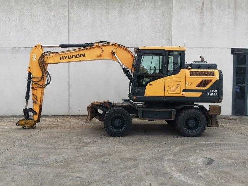 Hyundai HW140 - Колёсный экскаватор: фото 2 Hyundai HW140 - Колёсный экскаватор: фото 2