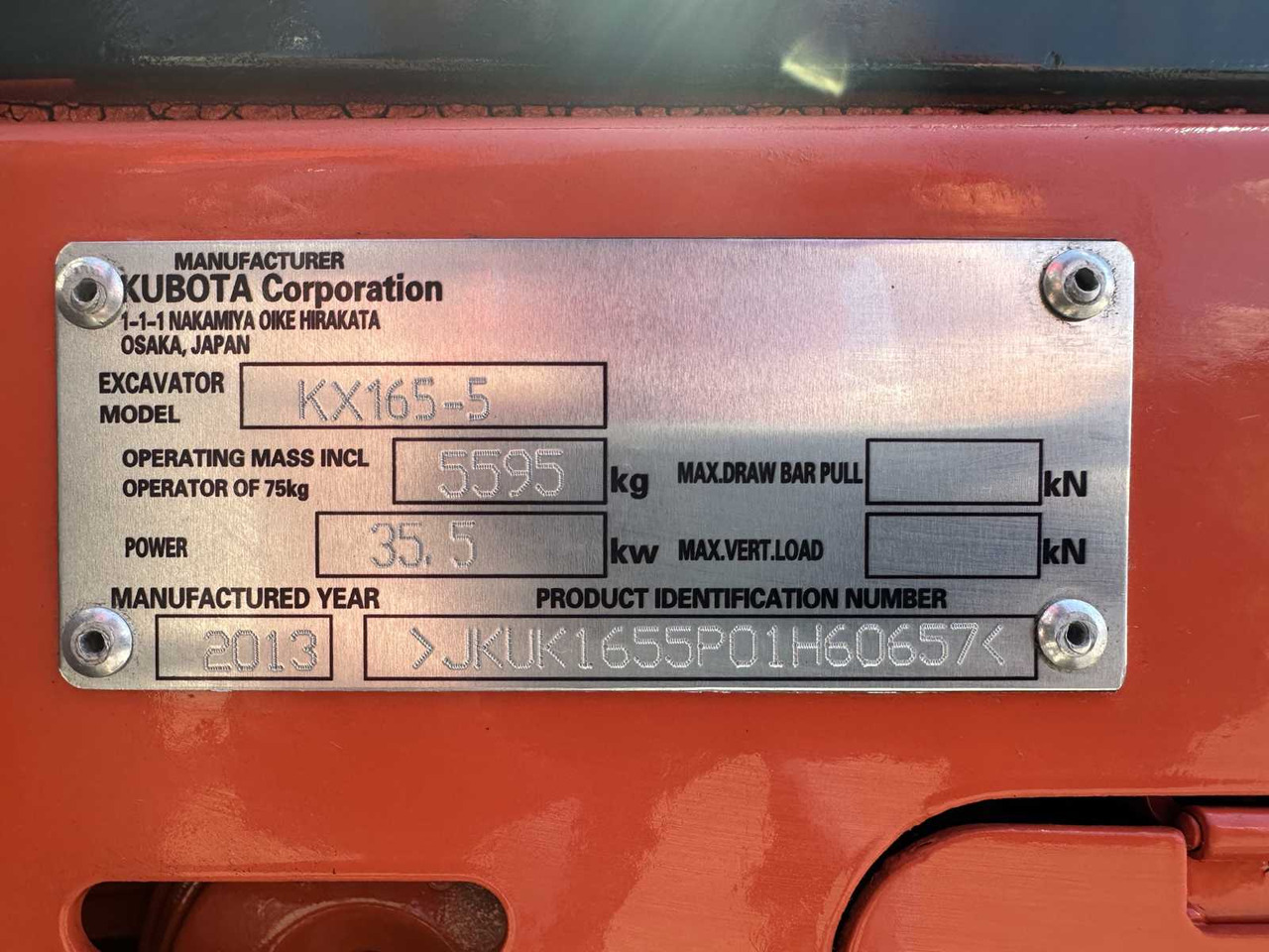 Гусеничный экскаватор Kubota KX165-5: фото 44