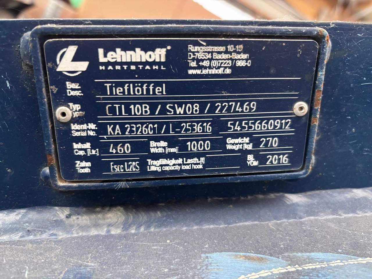 Колёсный погрузчик LEHNHOFF - CTL10 - 2016 - LOW SPOON 1000 MM WIDE, SW MS08: фото 7