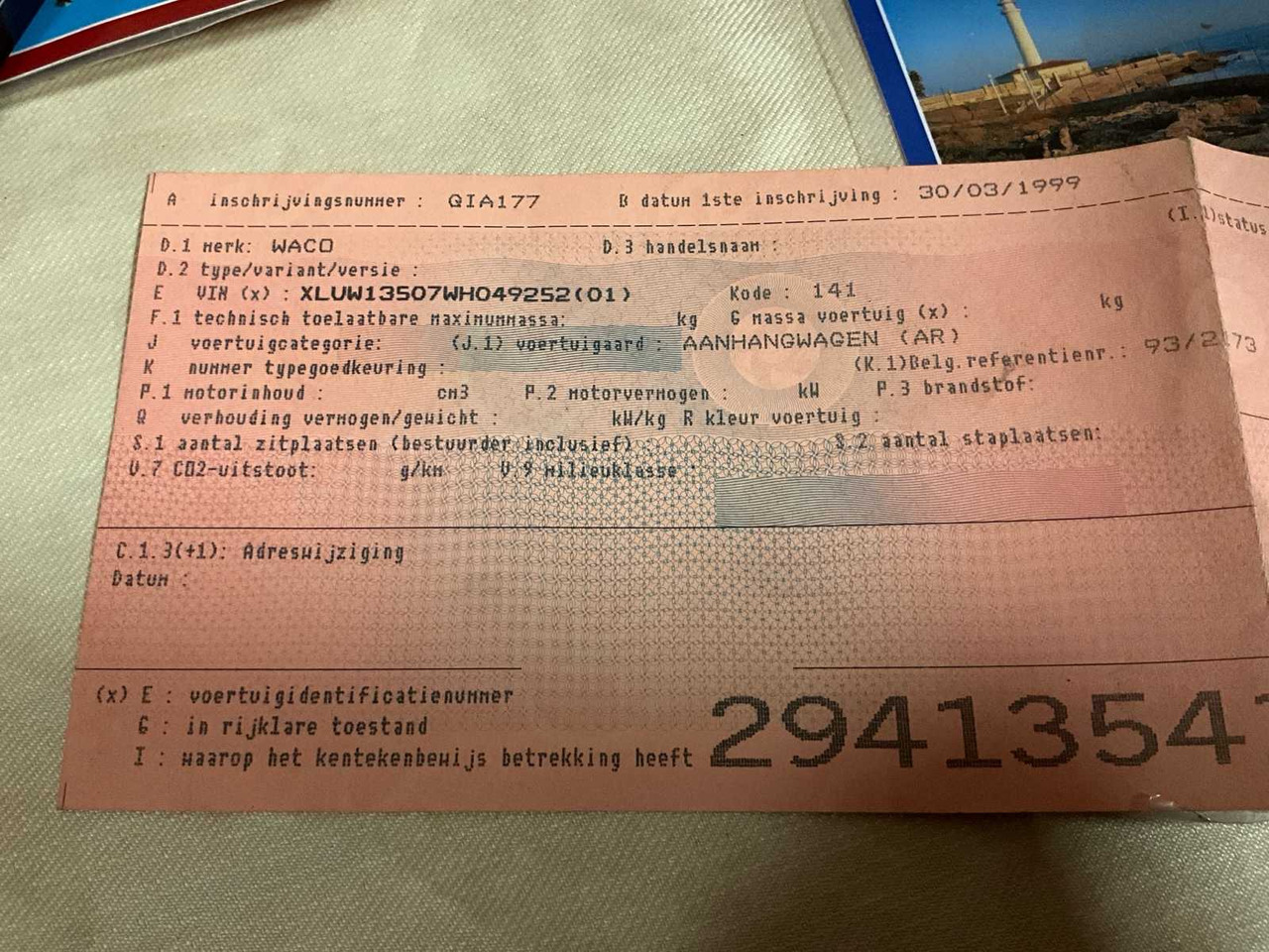 1998 PACKO TRAILER - Прицеп: фото 3 1998 PACKO TRAILER - Прицеп: фото 3