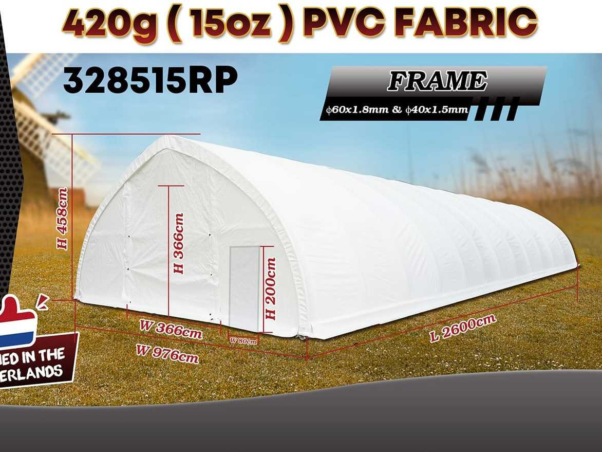 Rhino-Cross-Shelter 328515RP - 26x9,76x4,58 m - Резервуар для хранения: фото 2 Rhino-Cross-Shelter 328515RP - 26x9,76x4,58 m - Резервуар для хранения: фото 2