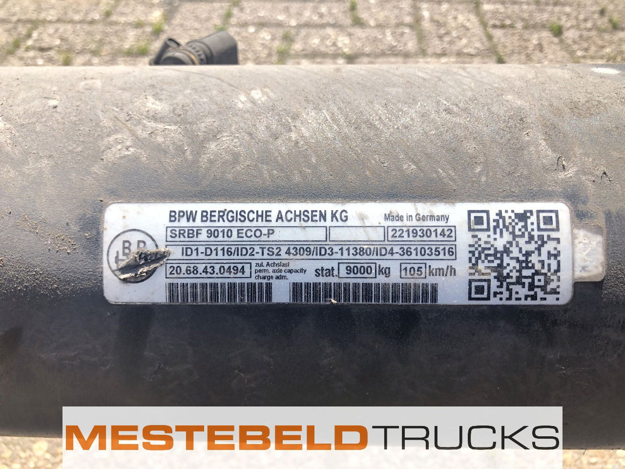 Kögel BPW Srbf 9010 ECO-P - Задняя ось для Грузовиков: фото 4 Kögel BPW Srbf 9010 ECO-P - Задняя ось для Грузовиков: фото 4
