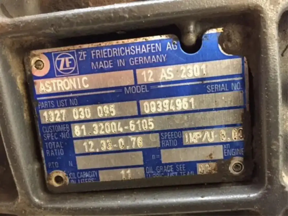 MAN Versn bak 12 AS 2301 OD - Коробка передач и запчасти для Грузовиков: фото 1 MAN Versn bak 12 AS 2301 OD - Коробка передач и запчасти для Грузовиков: фото 1