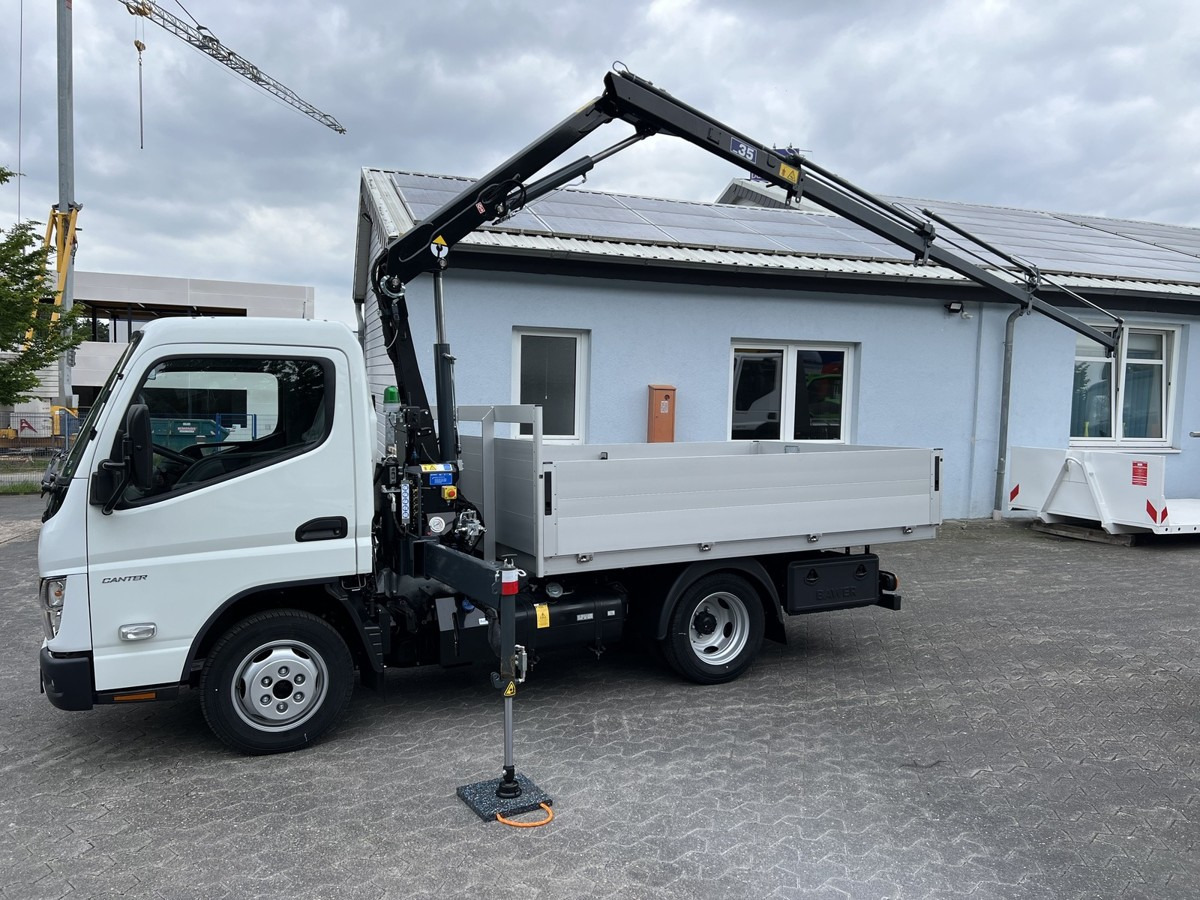 Новый Малотоннажный бортовой грузовик FUSO 3S15 Alu Pritsche 2.80m Ladekran: фото 16