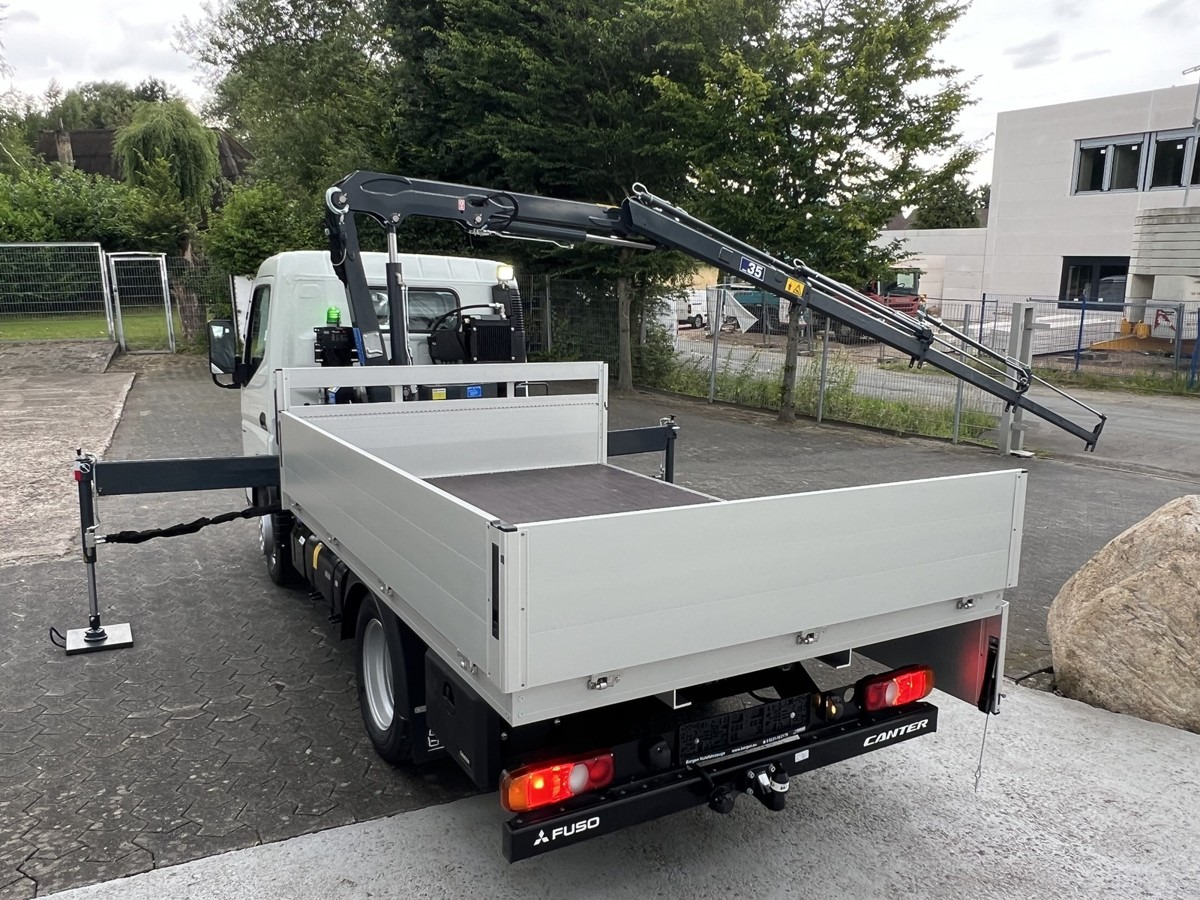 Новый Малотоннажный бортовой грузовик FUSO 3S15 Alu Pritsche 2.80m Ladekran: фото 10