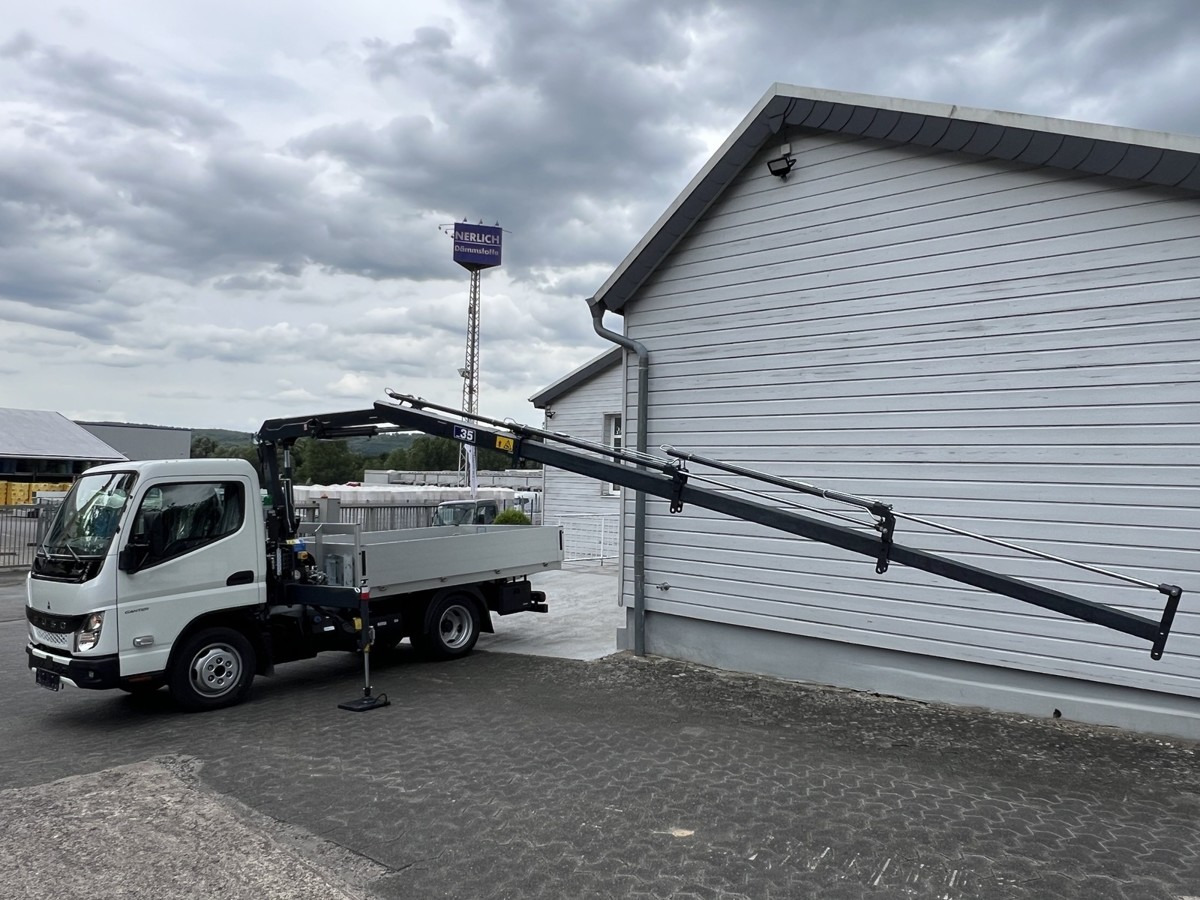 Новый Малотоннажный бортовой грузовик FUSO 3S15 Alu Pritsche 2.80m Ladekran: фото 6