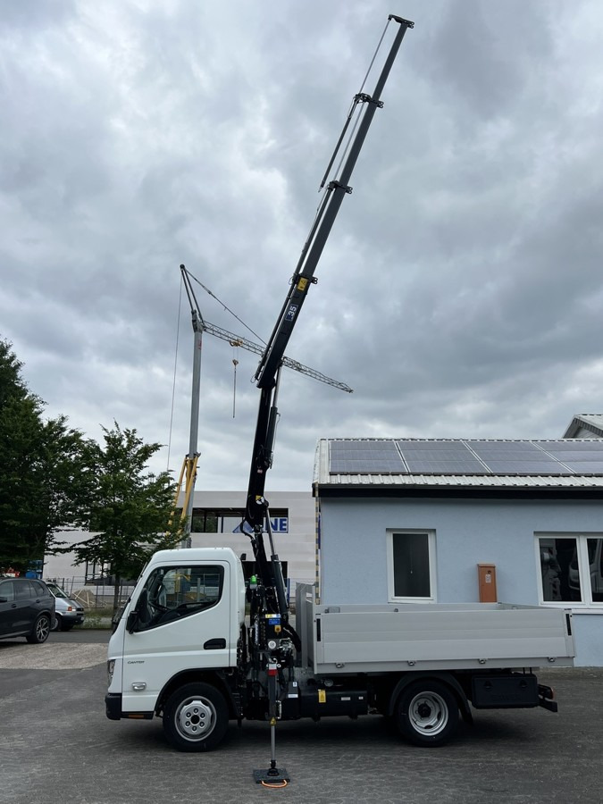Новый Малотоннажный бортовой грузовик FUSO 3S15 Alu Pritsche 2.80m Ladekran: фото 17