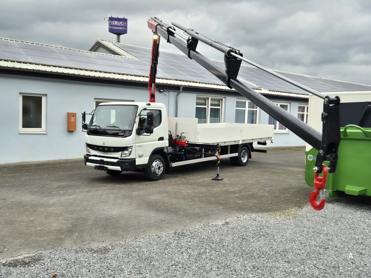 FUSO FUSO 9C18 Canter Alu Pritsche 5.5m Kran 3x hydr. - Малотоннажный бортовой грузовик: фото 1 FUSO FUSO 9C18 Canter Alu Pritsche 5.5m Kran 3x hydr. - Малотоннажный бортовой грузовик: фото 1