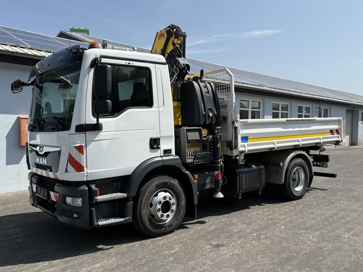 MAN TGM 15.290 BL 3-Seiten Kipper Kran (Funk) sofort - Самосвал, Автоманипулятор: фото 1 MAN TGM 15.290 BL 3-Seiten Kipper Kran (Funk) sofort - Самосвал, Автоманипулятор: фото 1
