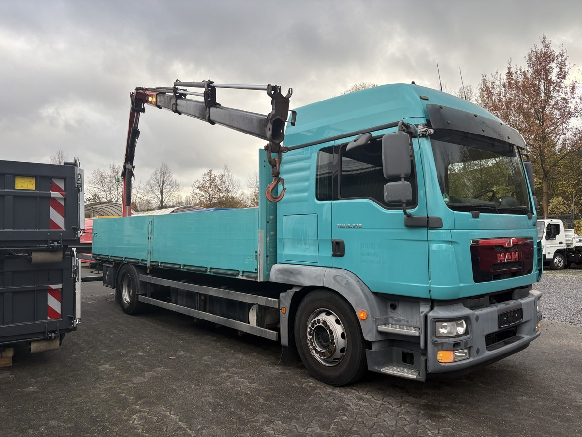 Грузовик бортовой/ Платформа, Автоманипулятор MAN TGM 18.340 PK 12002 EH Funk Ladekran sofort verf: фото 7