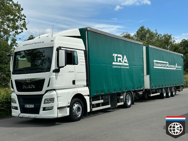 MAN TGX 18 440 NIGHT A/C - RETARDER - COMBI FREUHAUF - Тентованный грузовик: фото 1 MAN TGX 18 440 NIGHT A/C - RETARDER - COMBI FREUHAUF - Тентованный грузовик: фото 1