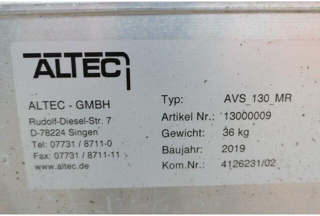 Altec ALU-Rampen AVS 130 MR, NEU - Низкорамный прицеп: фото 5 Altec ALU-Rampen AVS 130 MR, NEU - Низкорамный прицеп: фото 5