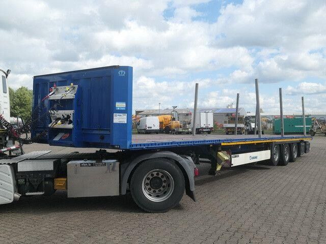Krone SD, Containerverschlüsse, Luft-Lift, BPW, Rungen - Полуприцеп бортовой/ Платформа: фото 2 Krone SD, Containerverschlüsse, Luft-Lift, BPW, Rungen - Полуприцеп бортовой/ Платформа: фото 2