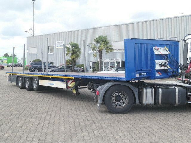 Krone SD, Containerverschlüsse, Luft-Lift, BPW, Rungen - Полуприцеп бортовой/ Платформа: фото 3 Krone SD, Containerverschlüsse, Luft-Lift, BPW, Rungen - Полуприцеп бортовой/ Платформа: фото 3