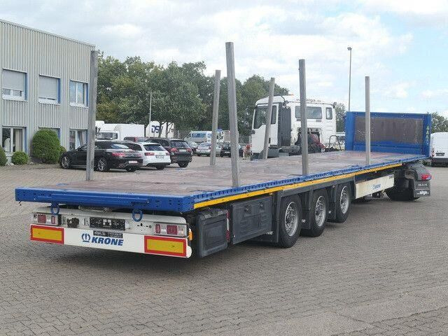 Krone SD, Containerverschlüsse, Luft-Lift, BPW, Rungen - Полуприцеп бортовой/ Платформа: фото 4 Krone SD, Containerverschlüsse, Luft-Lift, BPW, Rungen - Полуприцеп бортовой/ Платформа: фото 4