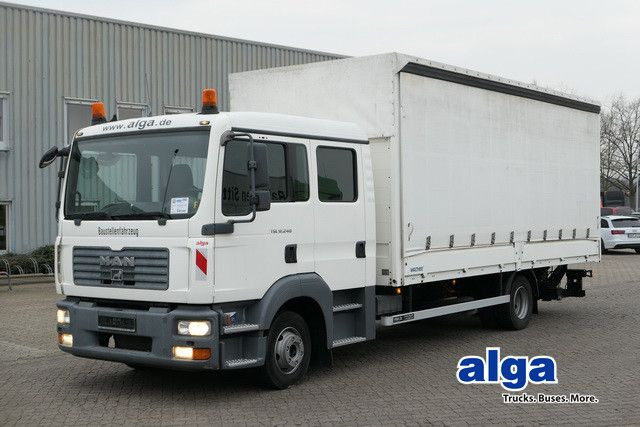 MAN 12.240 TGL, DOKA, LBW, AHK, Klima, 6 Sitze - Тентованный грузовик: фото 1 MAN 12.240 TGL, DOKA, LBW, AHK, Klima, 6 Sitze - Тентованный грузовик: фото 1