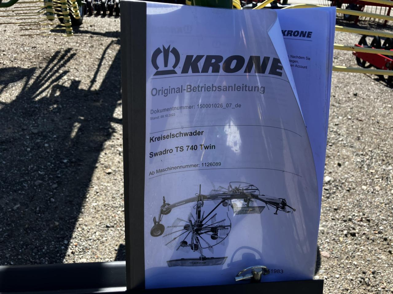 Сеноворошилка Krone Swadro TS 740 Twin: фото 10