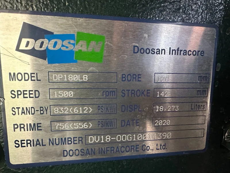 Электрогенератор Doosan Mecc Alte Spa 680 kVA Silent generatorset as New Demo 2021 !: фото 9 Электрогенератор Doosan Mecc Alte Spa 680 kVA Silent generatorset as New Demo 2021 !: фото 9
