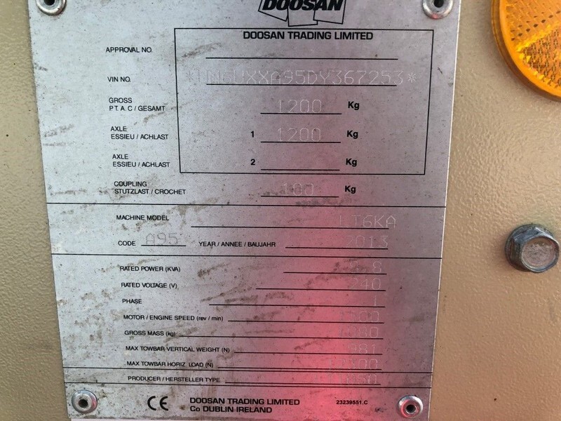 Ingersoll Rand Kubota LT6KA 9 meter light tower generator - Осветительная мачта: фото 5 Ingersoll Rand Kubota LT6KA 9 meter light tower generator - Осветительная мачта: фото 5