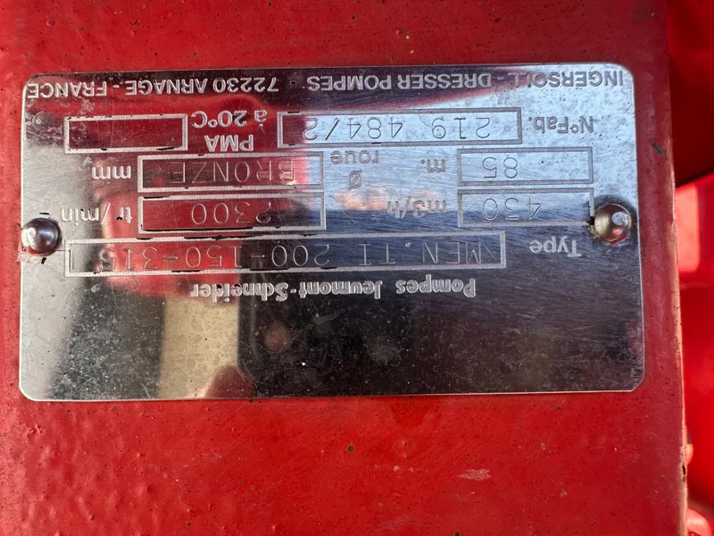 Iveco 8361 SRI 10.00 Ingersoll Dresser Waterpomp as New ! 430 m3 / h 9.5 Bar - Насос для воды: фото 5 Iveco 8361 SRI 10.00 Ingersoll Dresser Waterpomp as New ! 430 m3 / h 9.5 Bar - Насос для воды: фото 5