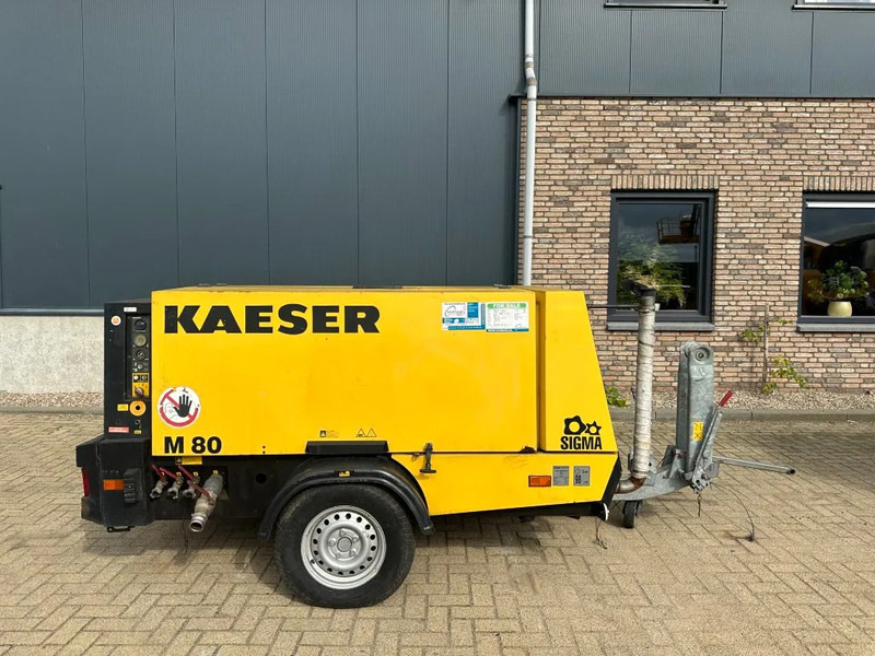 Kaeser M80 Kubota 8.1 m3 / min 7 Bar 55 kW Mobiele Silent Diesel Compressor - Воздушный компрессор: фото 1 Kaeser M80 Kubota 8.1 m3 / min 7 Bar 55 kW Mobiele Silent Diesel Compressor - Воздушный компрессор: фото 1